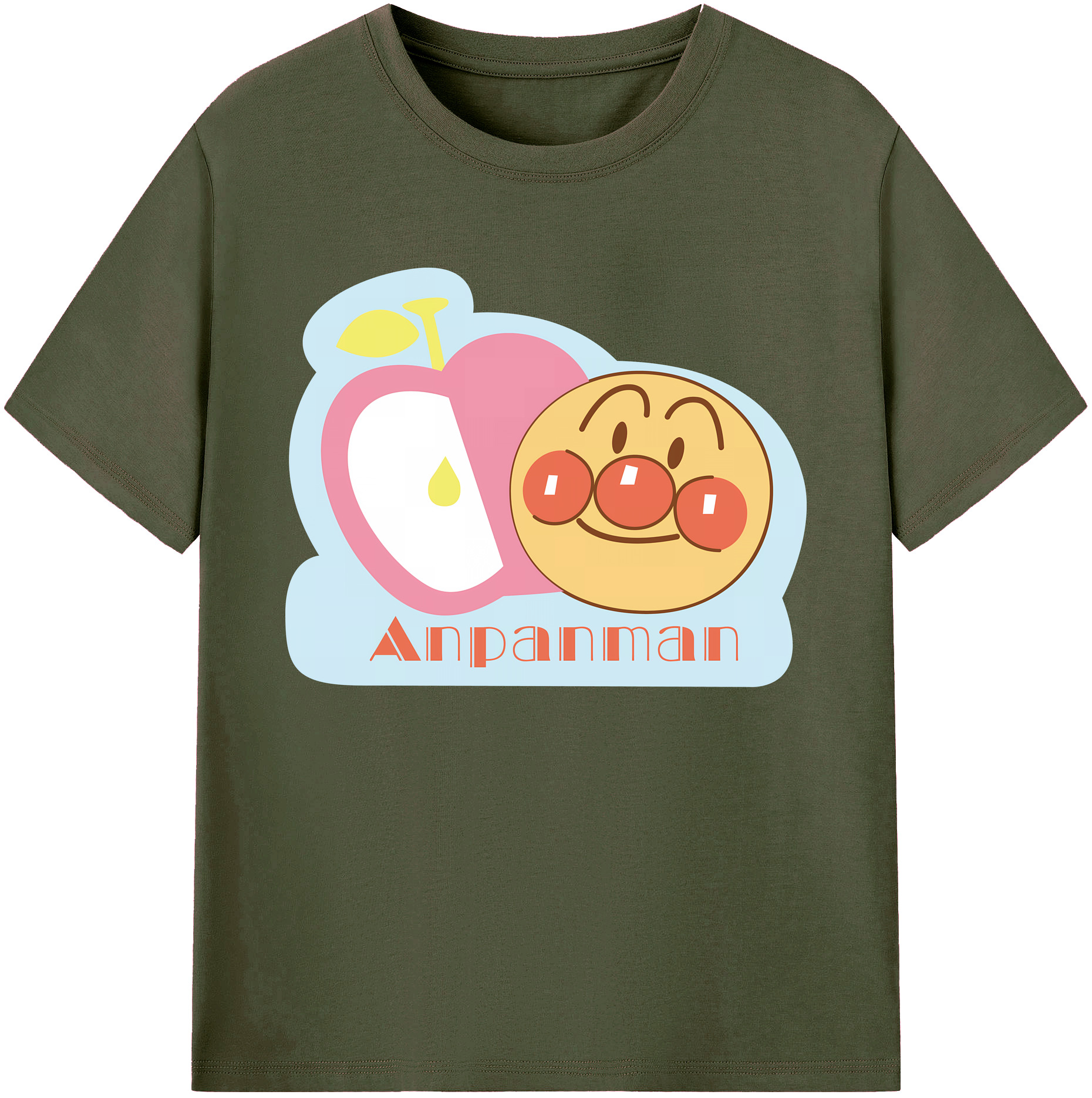 （画像用） アンパンマン Anpanman 綿100％ メンズ半袖Tシャツ｜肌触りやわらか＆通気性